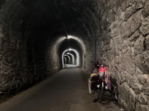 Tunnel underneath Béjar